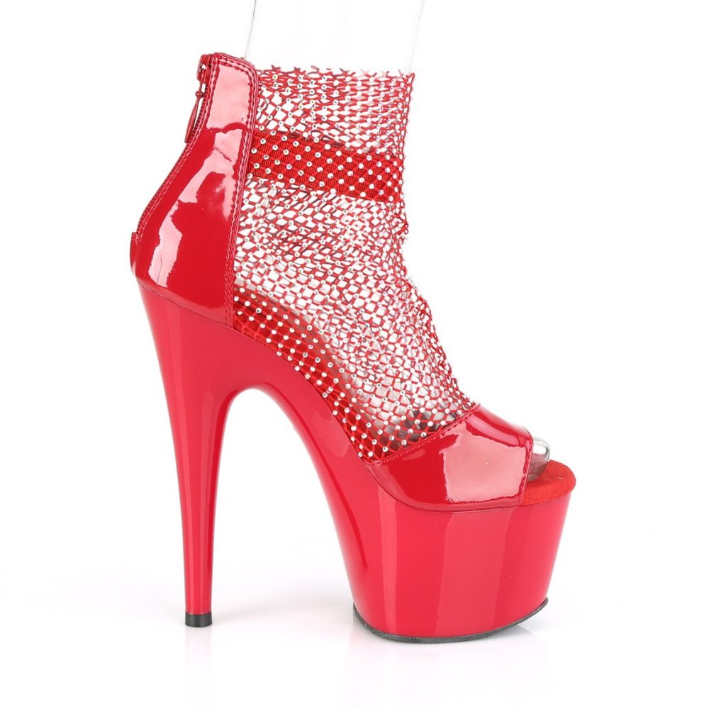 Platform Rhinestone Patent High Heel Shoes - Picture 2 of 5